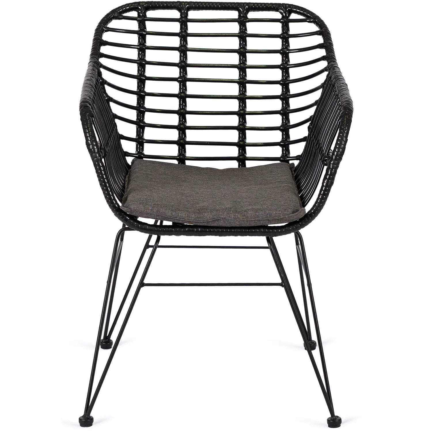 Elite MUSA Black Rattan Chair – A Blend of Style and Comfort