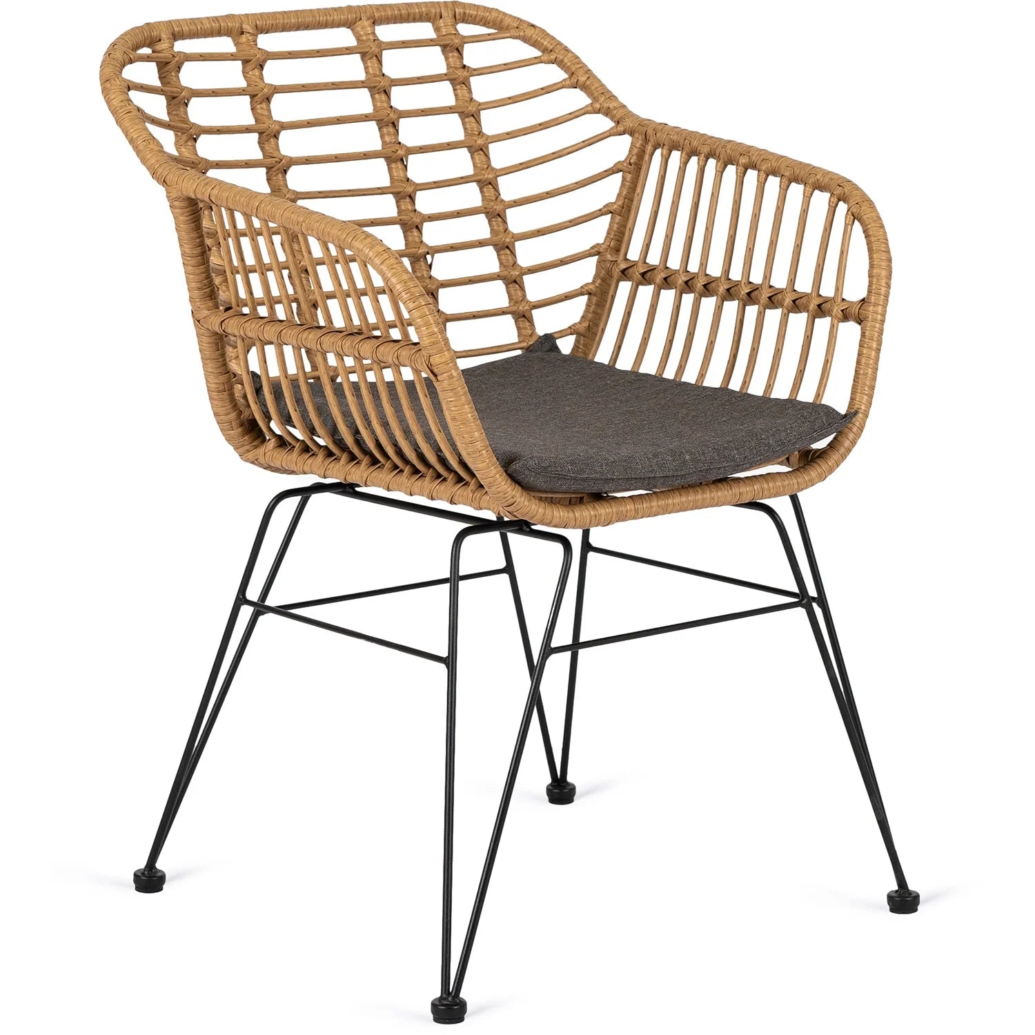 Elite MUSA Oak Rattan Chair – A Blend of Nature & Elegance