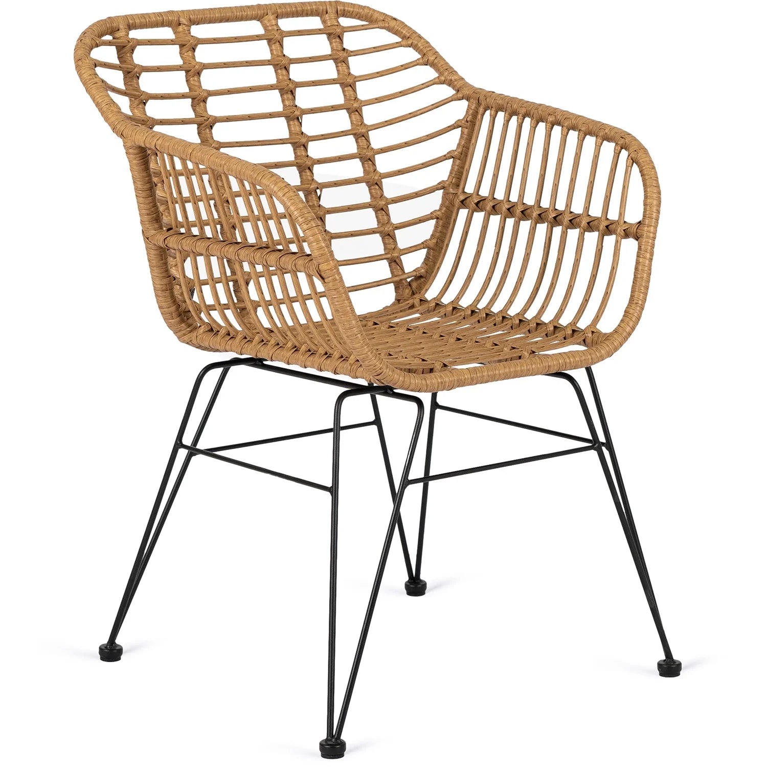 Elite MUSA Oak Rattan Chair – A Blend of Nature & Elegance
