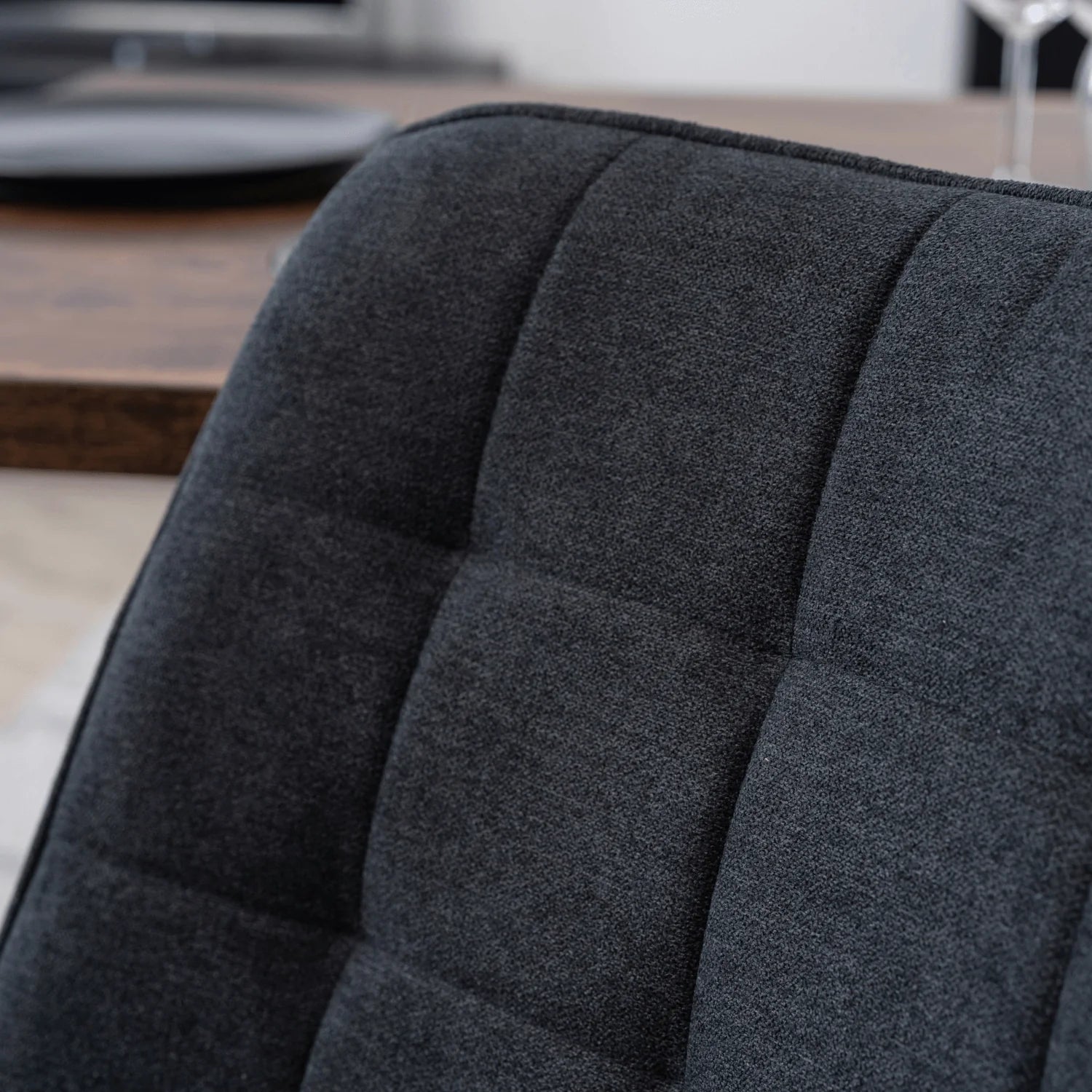 RICK 2 Black Upholstered Chair – A Perfect Blend of Style and Comfort