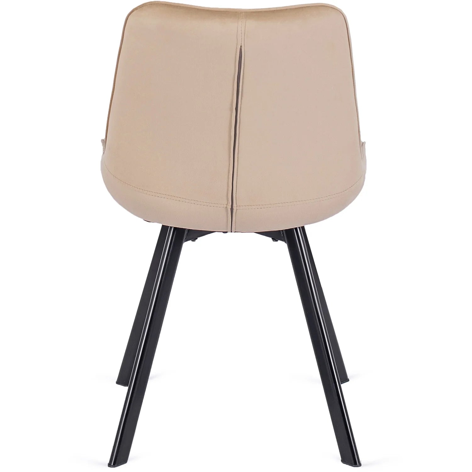 Elite RICK Beige Samtstuhl – Zeitlose Eleganz und Komfort