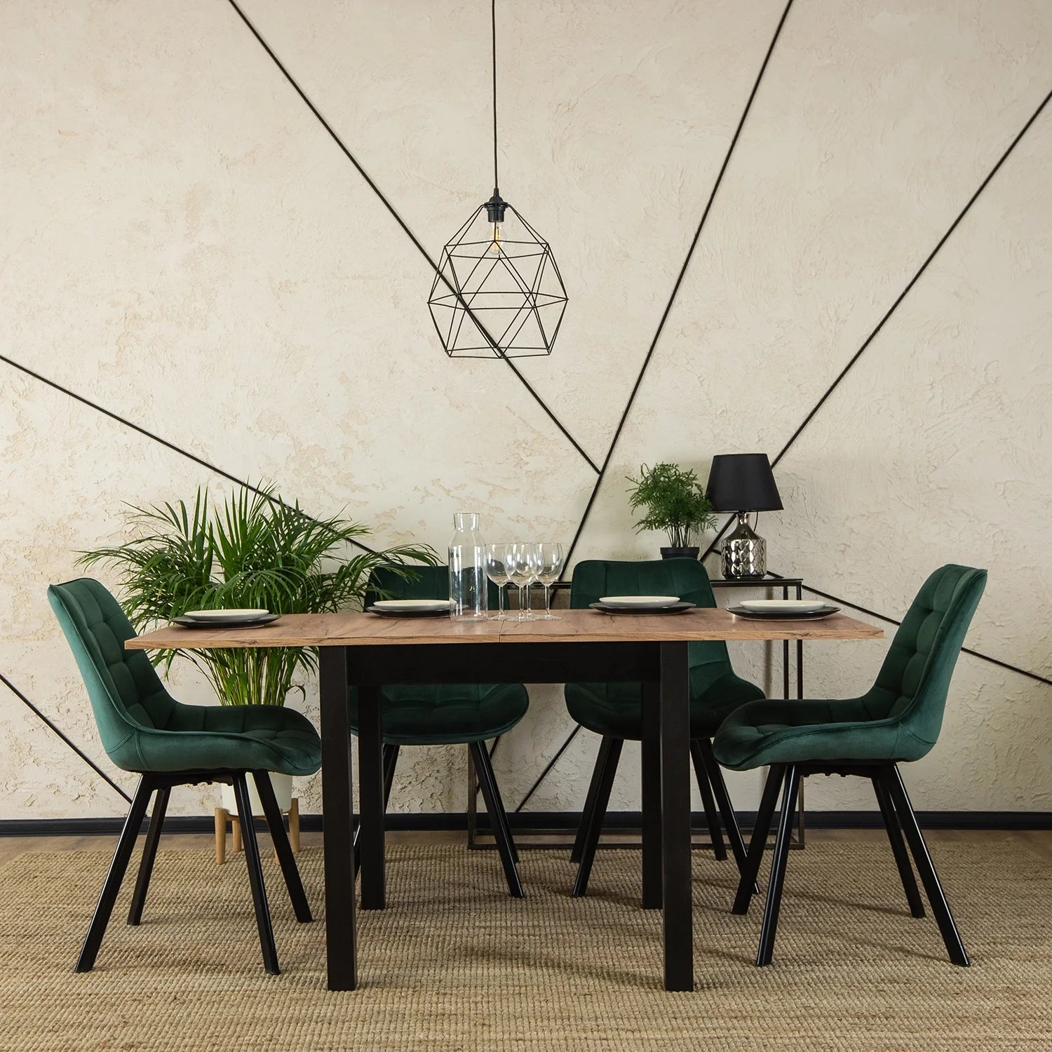 Elite RICK Green Velvet Chair – A Statement of Style and Comfort