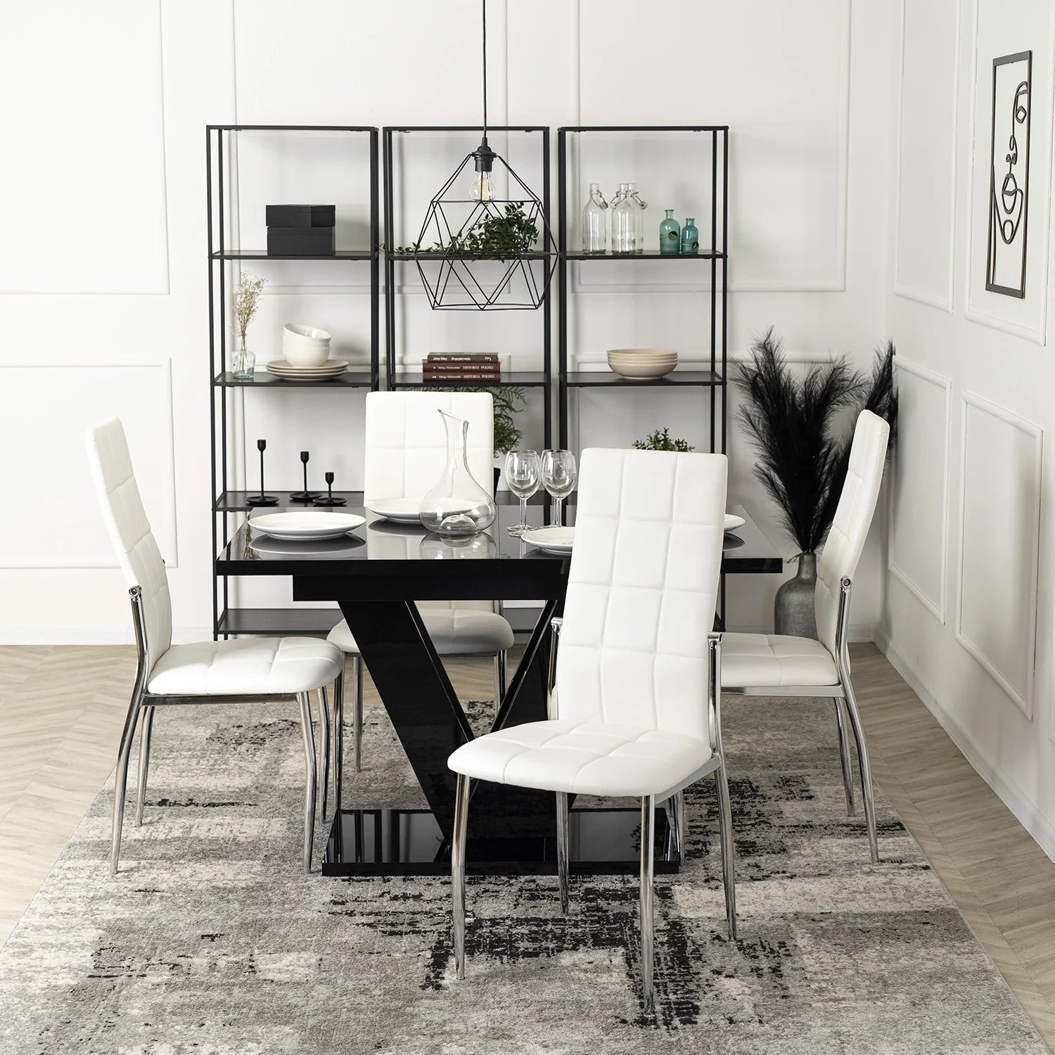 Elite MOLLY Chair – White Faux Leather