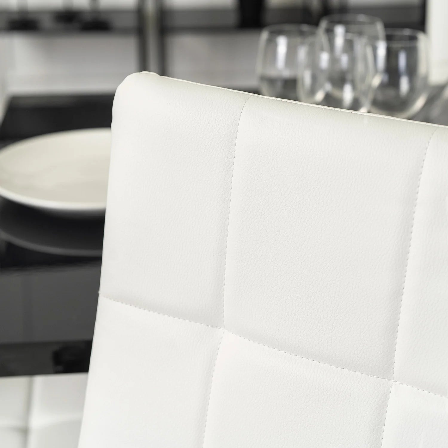 Elite MOLLY Chair – White Faux Leather