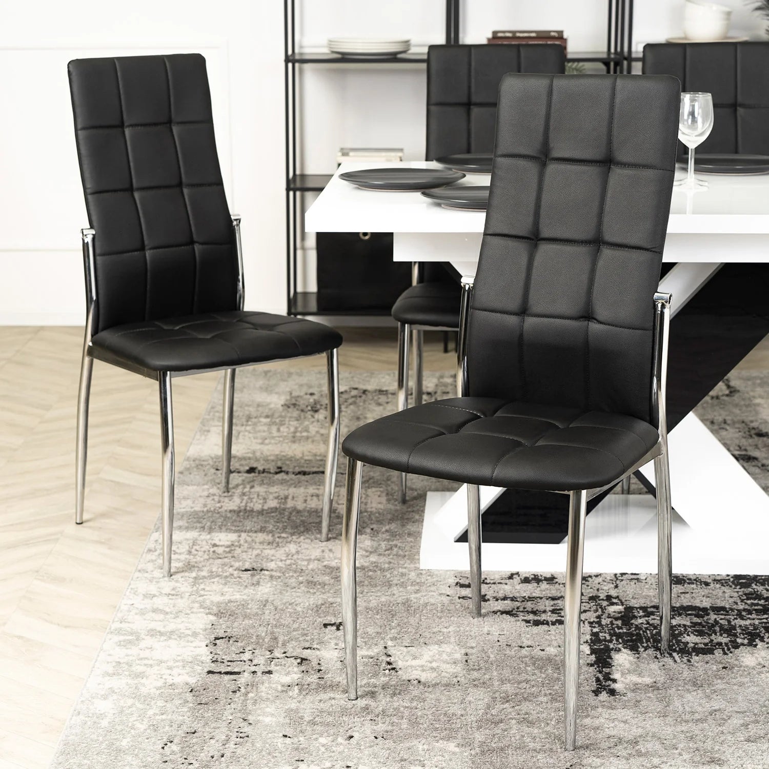 Elite MOLLY Chair – Black Eco-Leather