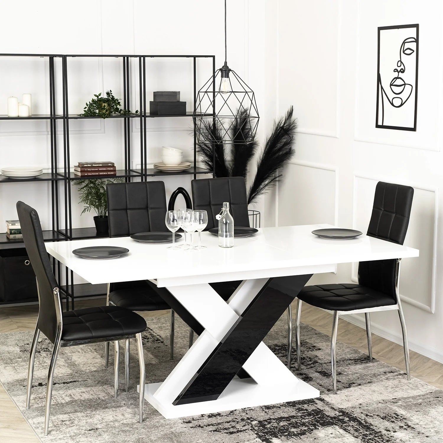 Elite MOLLY Chair – Black Eco-Leather