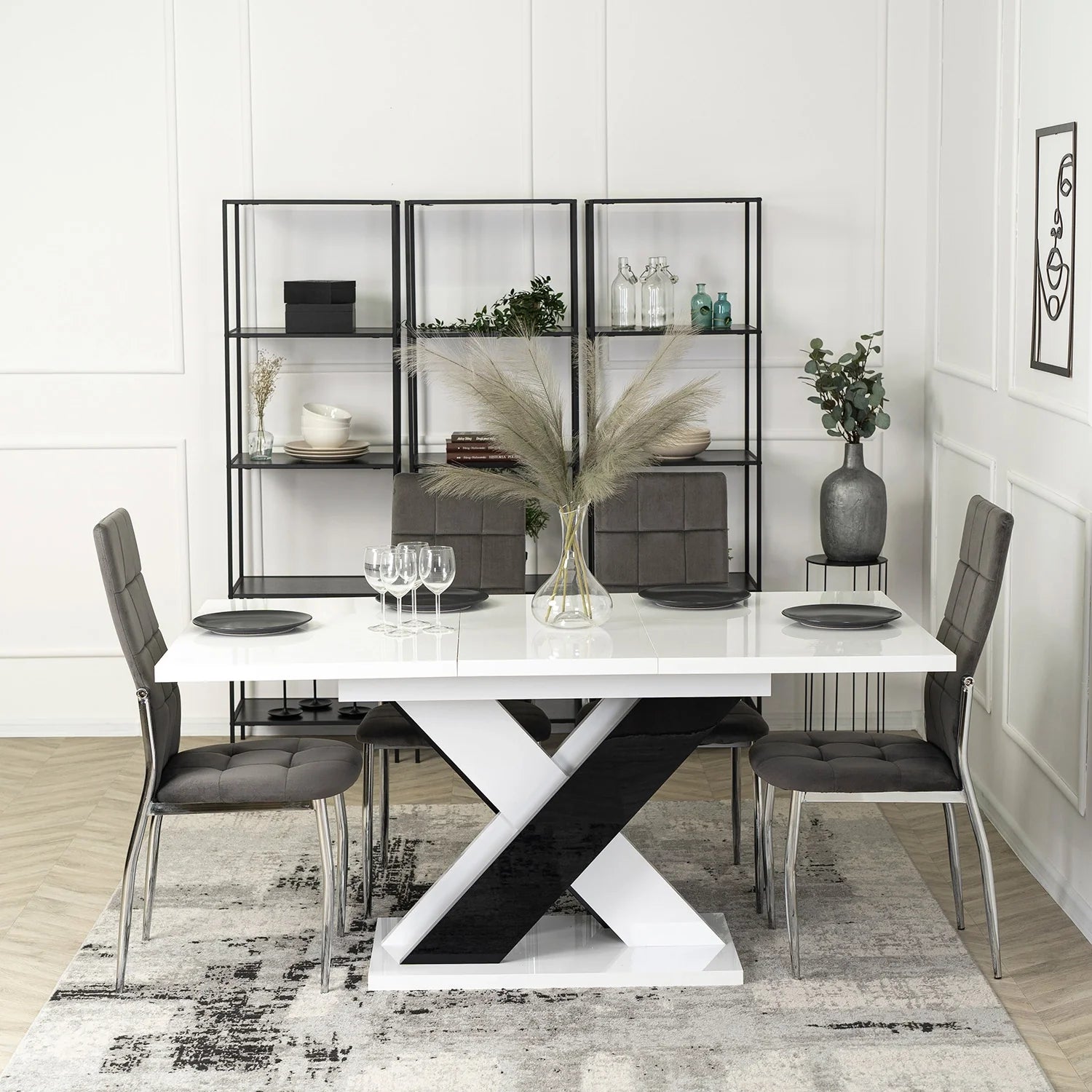 Elite MOLLY Chair – Grey Velvet