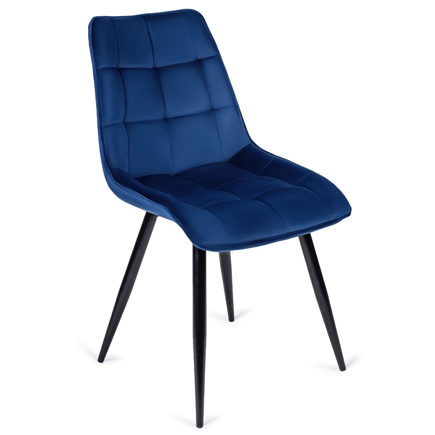 Elite RIO Navy Blue Velvet Chair – Modern Elegance for Your Space