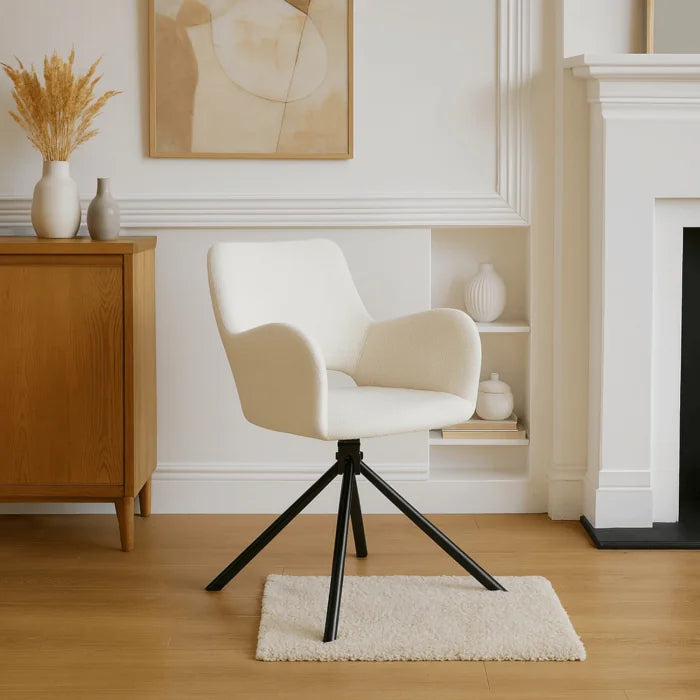 Elite FLAV Cream Modern Upholstered Chair