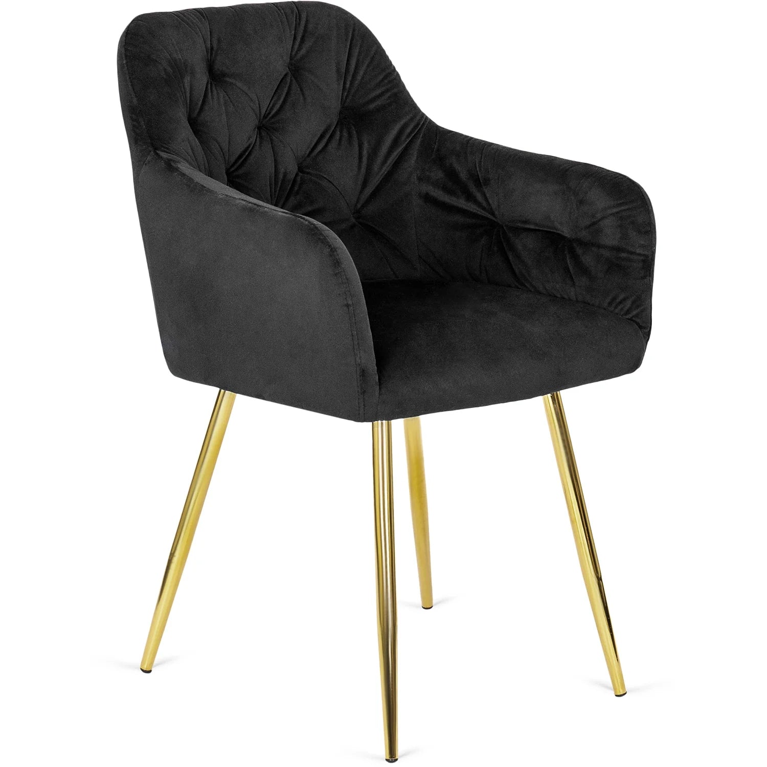Elite RAYA Black Velvet Chair – A Statement of Luxury & Comfort