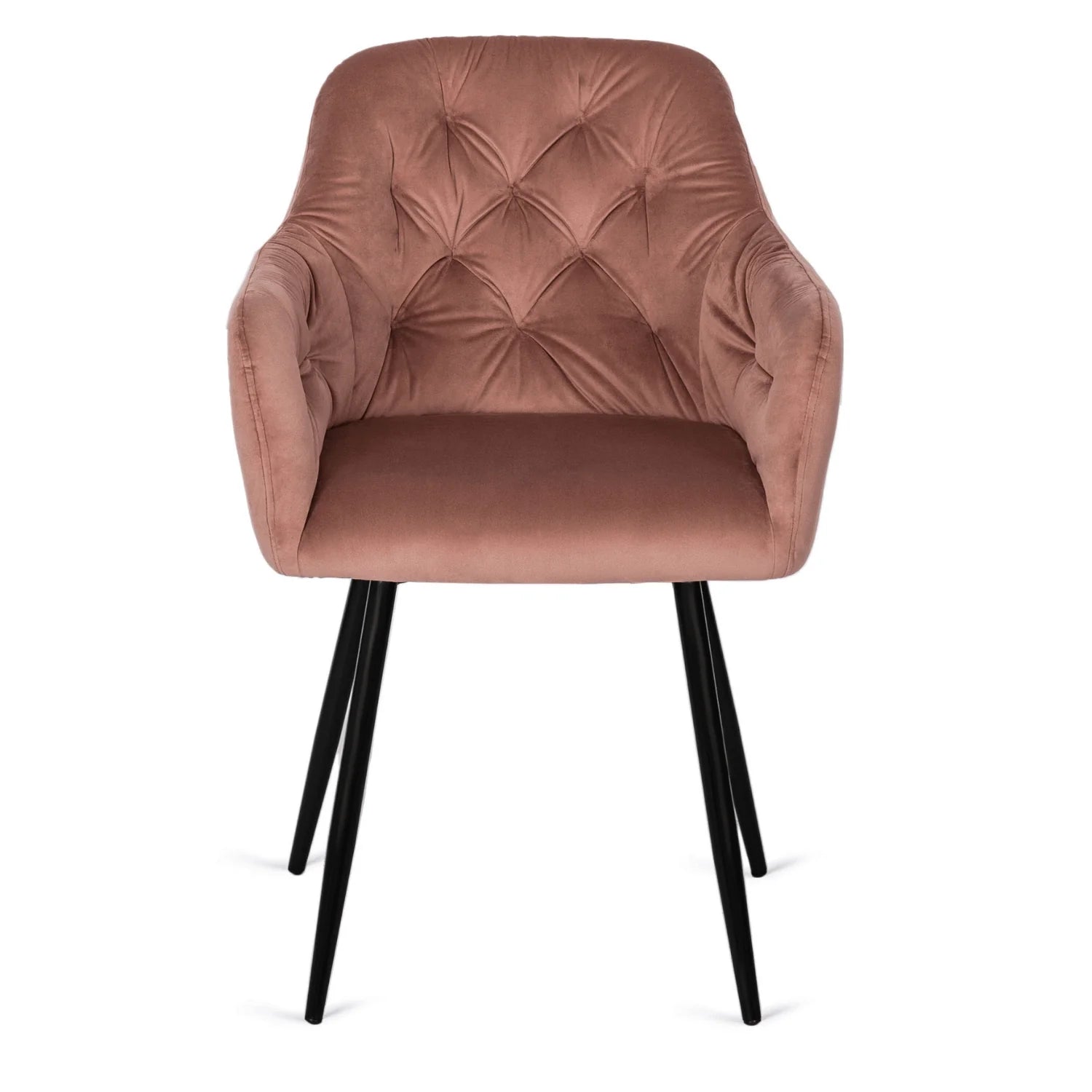 Elite VIKI Pink Velvet Chair – A Touch of Elegance & Comfort