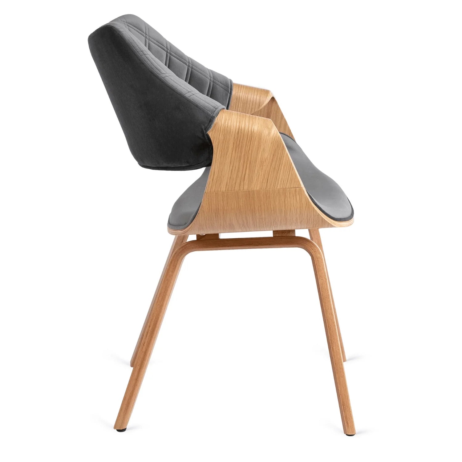 Elite LUISE Grauer Samtsessel – Eine stilvolle Mischung aus Komfort und Eleganz