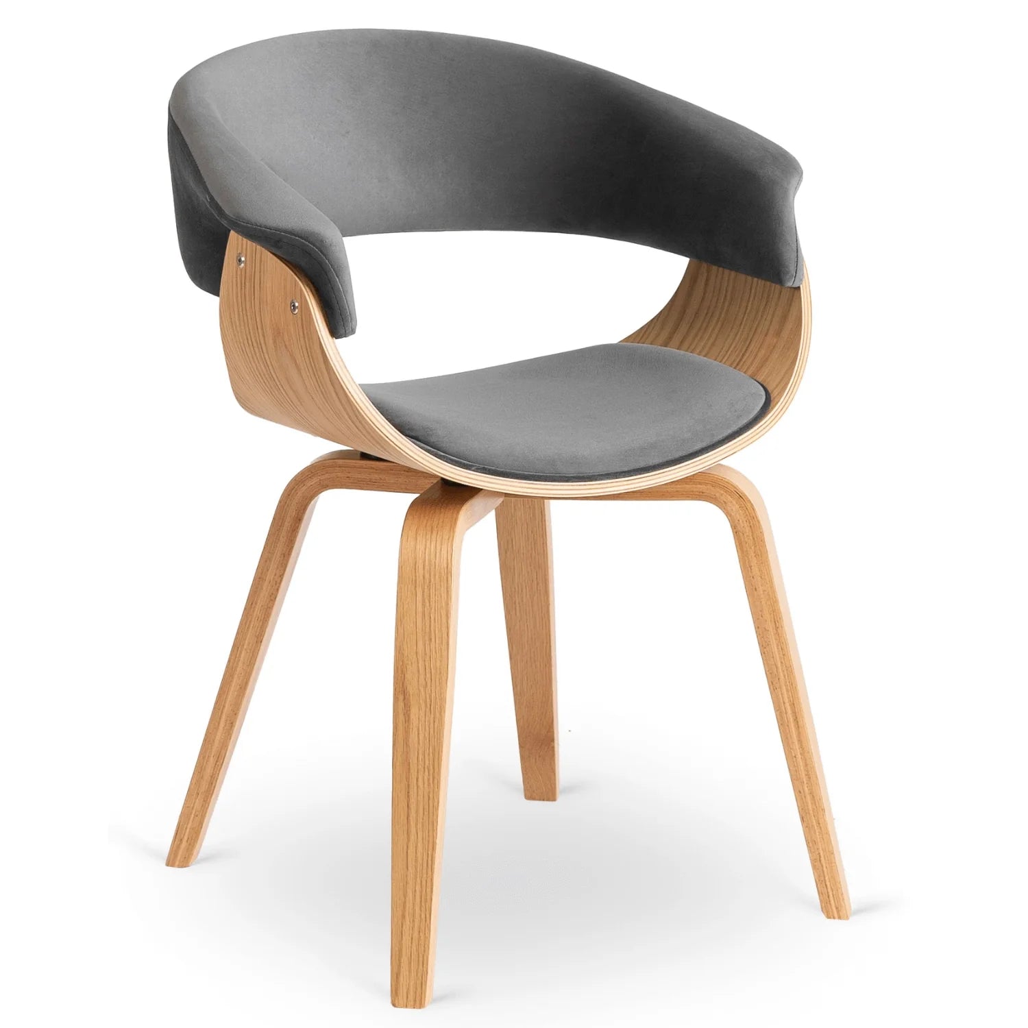 Elite GARY Golden Oak/Grey Chair – A Blend of Elegance & Comfort