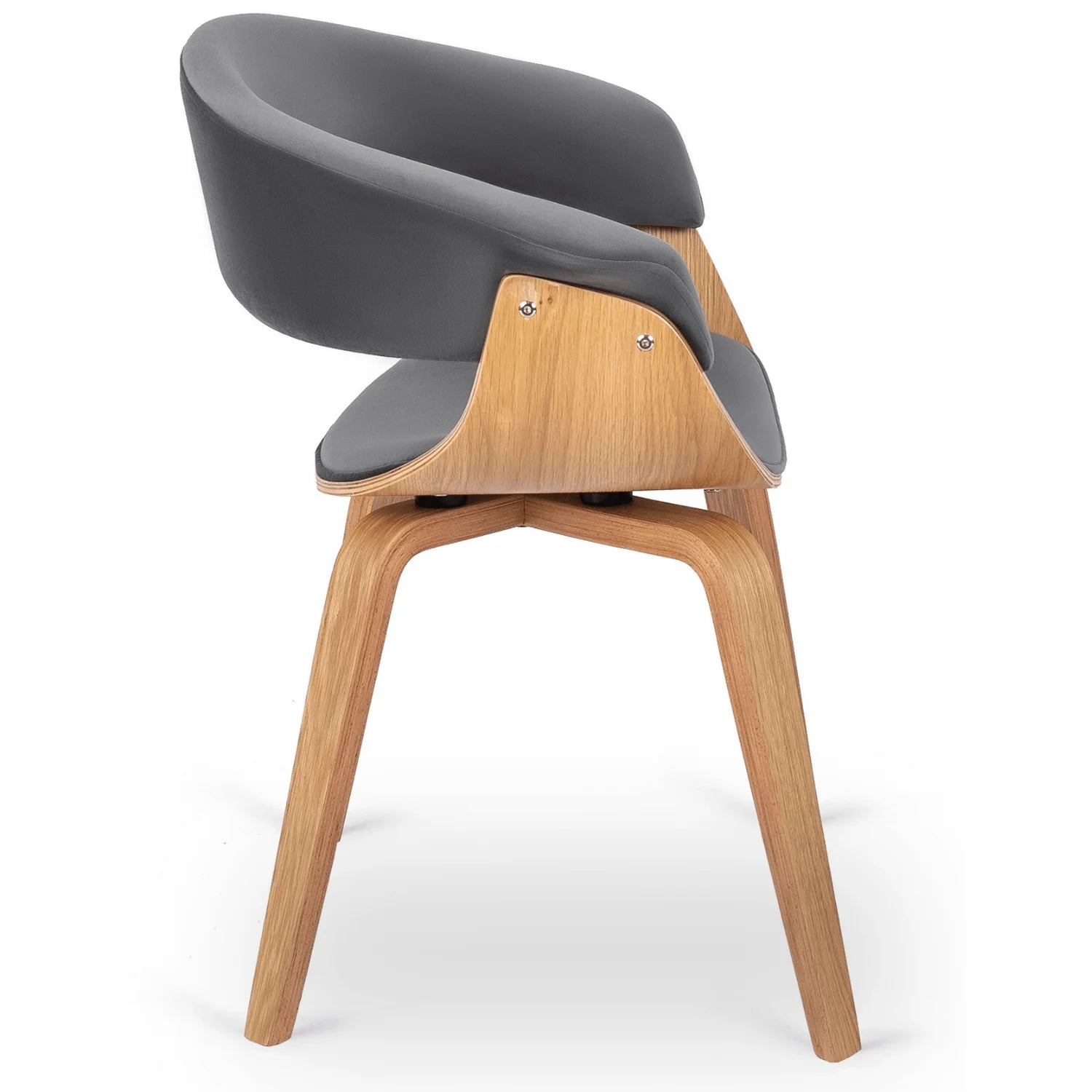 Elite GARY Golden Oak/Grey Chair – A Blend of Elegance & Comfort