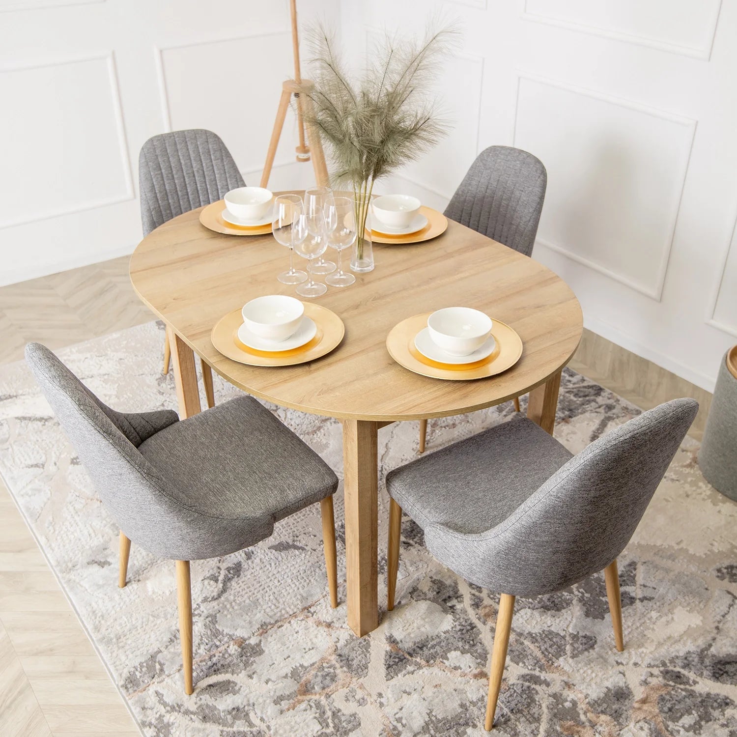 Elite TORINO Grey Fabric Chair – A Timeless Blend of Comfort & Style