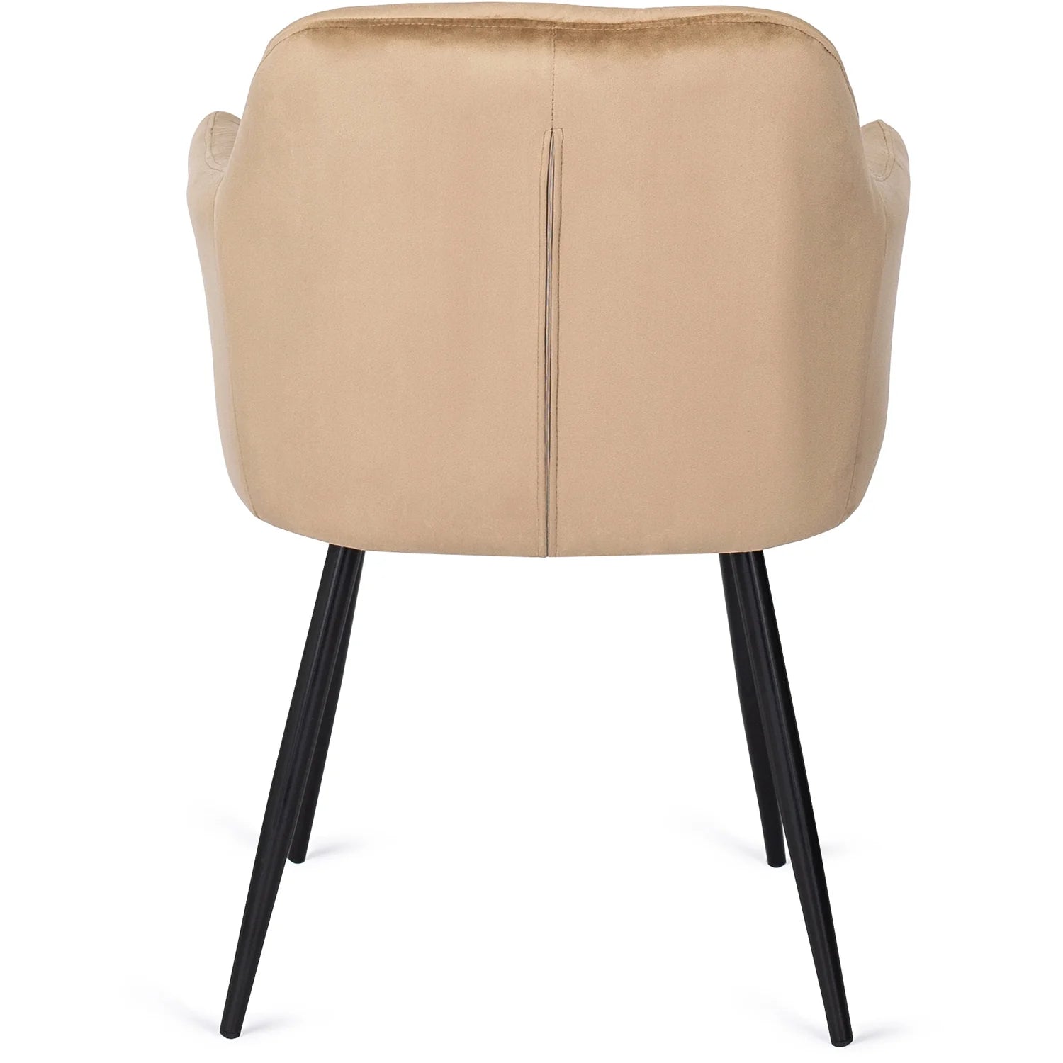 Elite VIKI Beige Velvet Chair – A Blend of Comfort & Elegance
