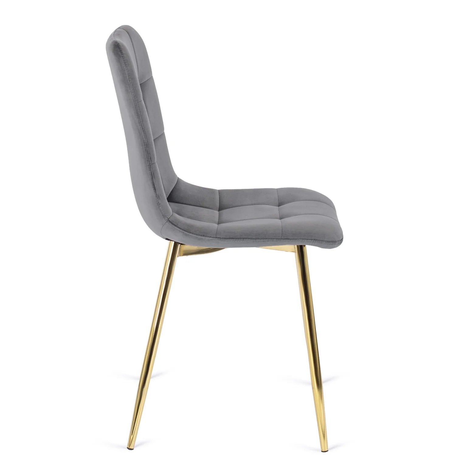 Elite YORK Grey Velvet Chair – A Touch of Glamour & Comfort