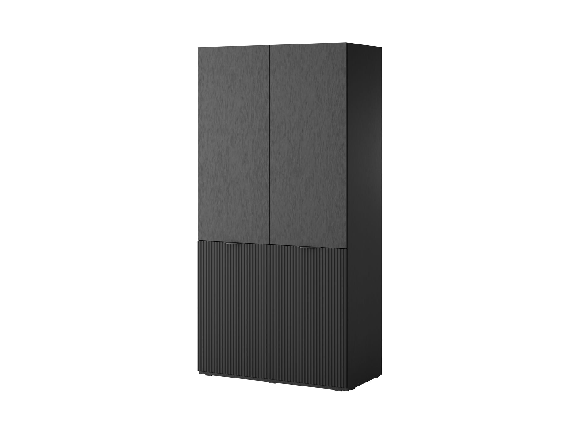 PI Sandbox Modular 2-Door Wardrobe – Nova Black