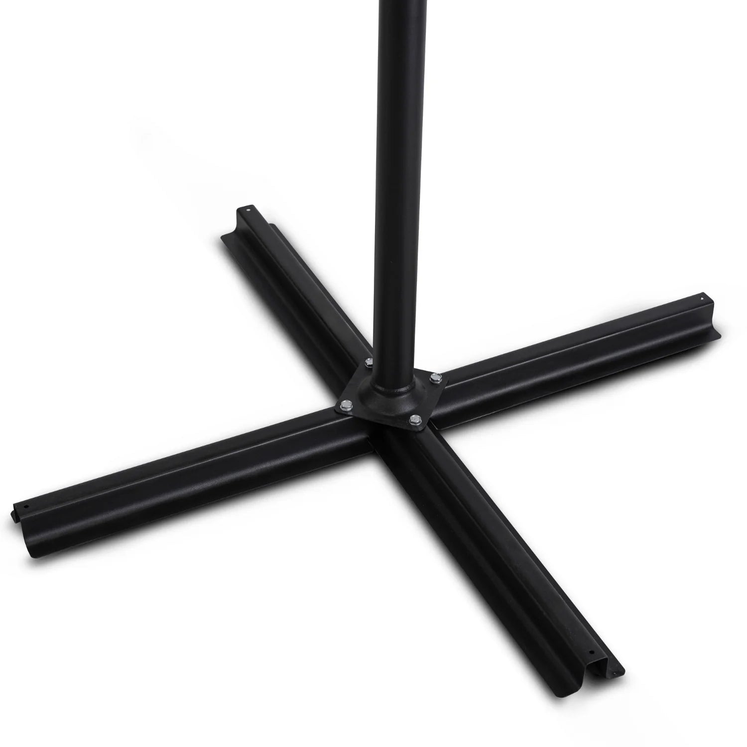 Elite AKRON Gartenschirm Hellgrau - Großer wasserdichter Sonnenschirm für den Außenbereich