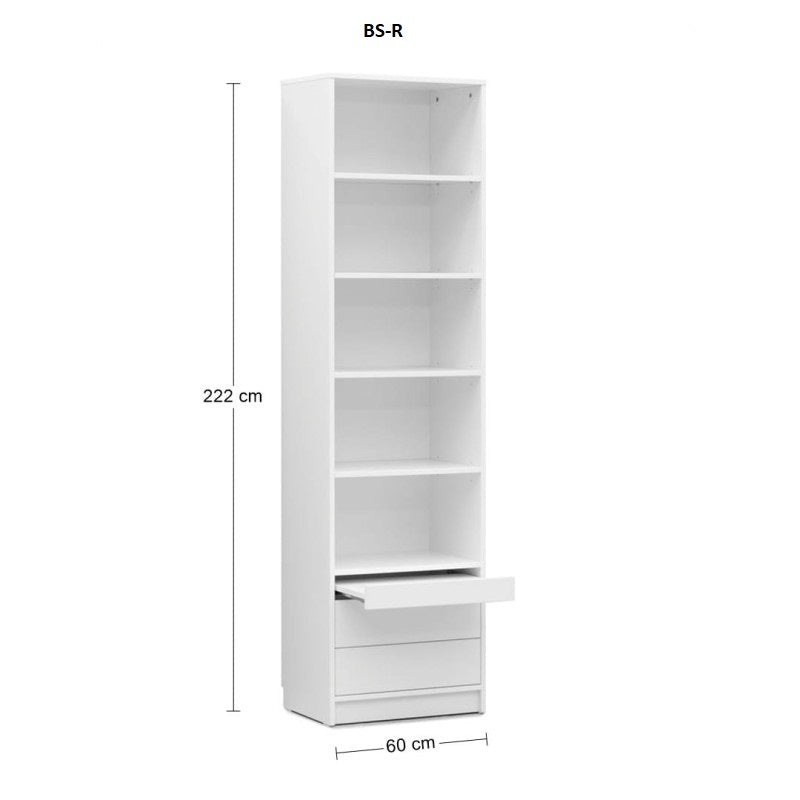 Individualisierbares Schrankbett Horizontal Basismöbel-Set Congo 90, 120, 140 x 200 cm