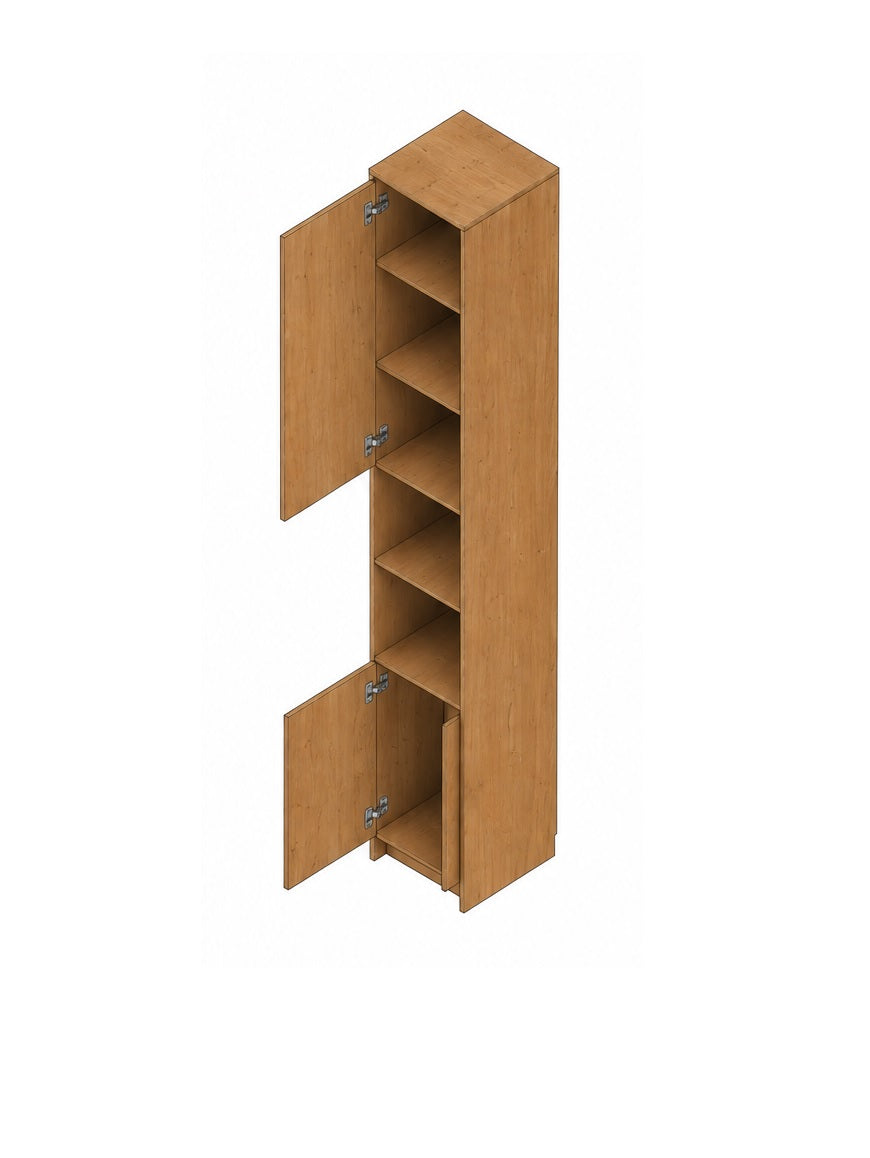 Genius Wardrobe 45 cm Open 3D with Shelves