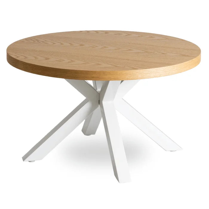 Elite LINCOLN Coffee Table 80 cm Golden Oak / White Scandinavian