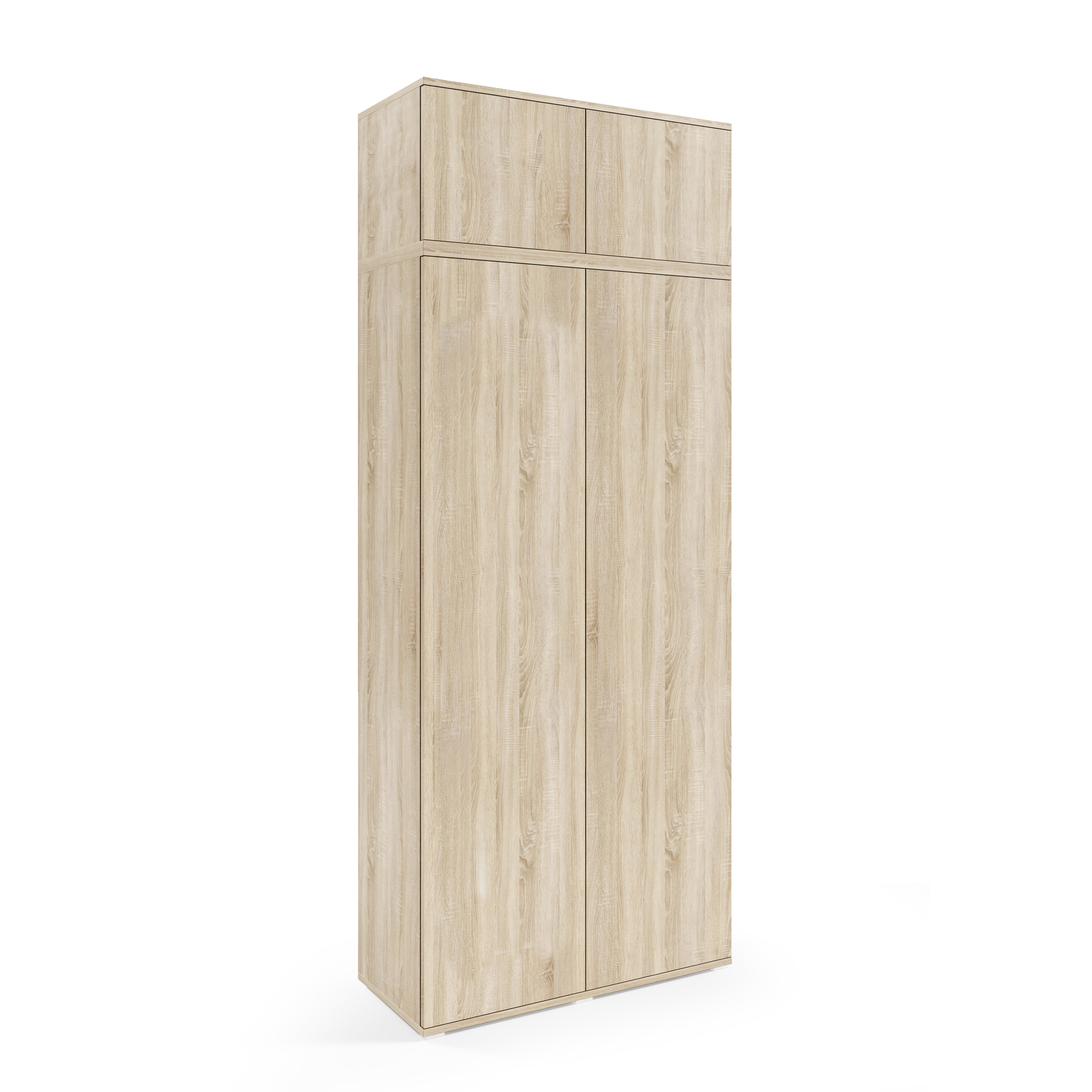 PK Emi 33 Flurschrank Sonoma Oak - Gepolsterte Paneele in verschiedenen Farben