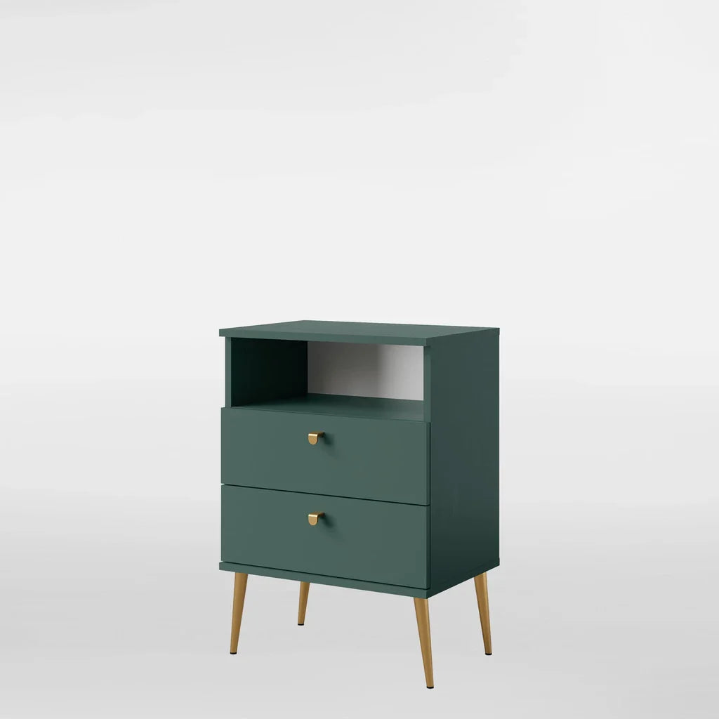 MO High Green Tall Nightstand