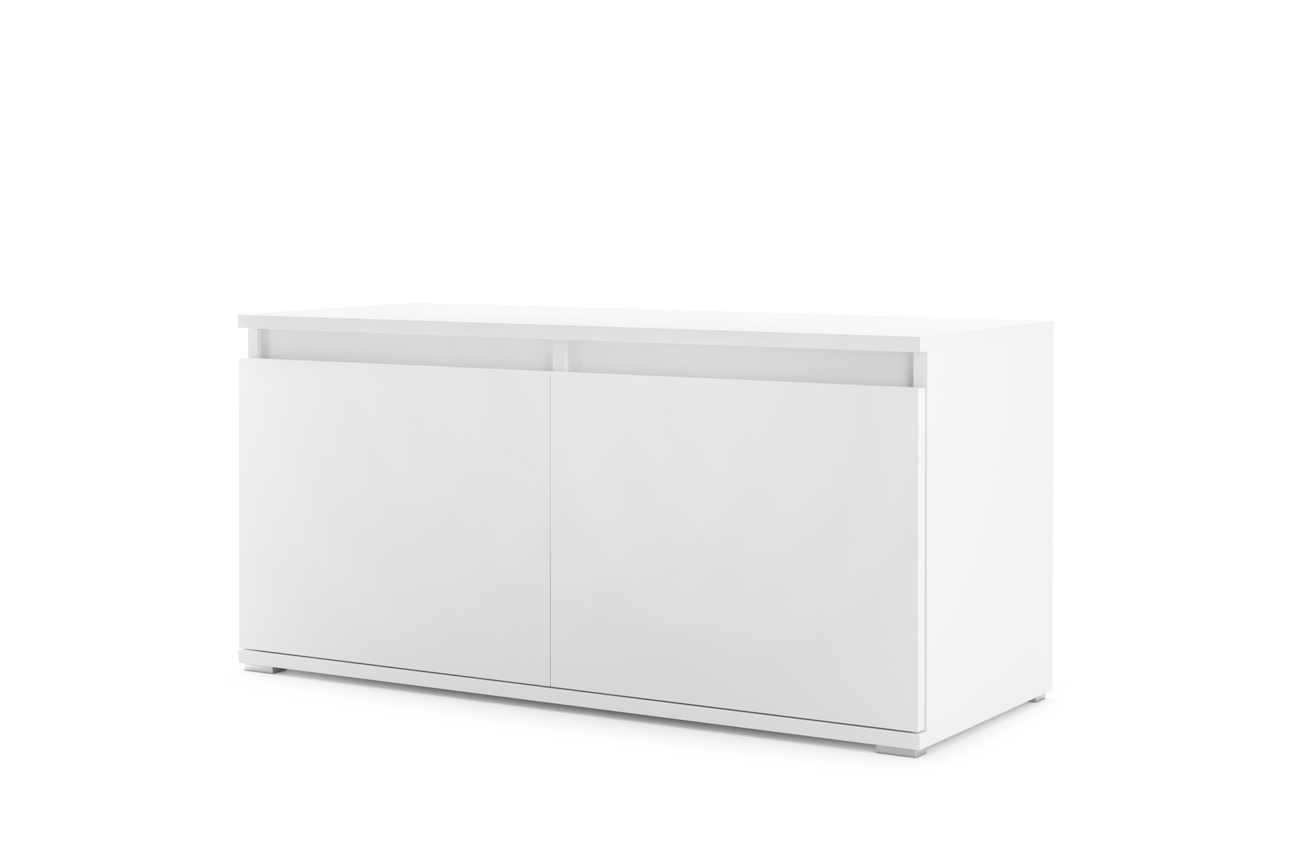PK Emi 8 Hallway Wardrobe White - Upholstered Panels in Various Colours