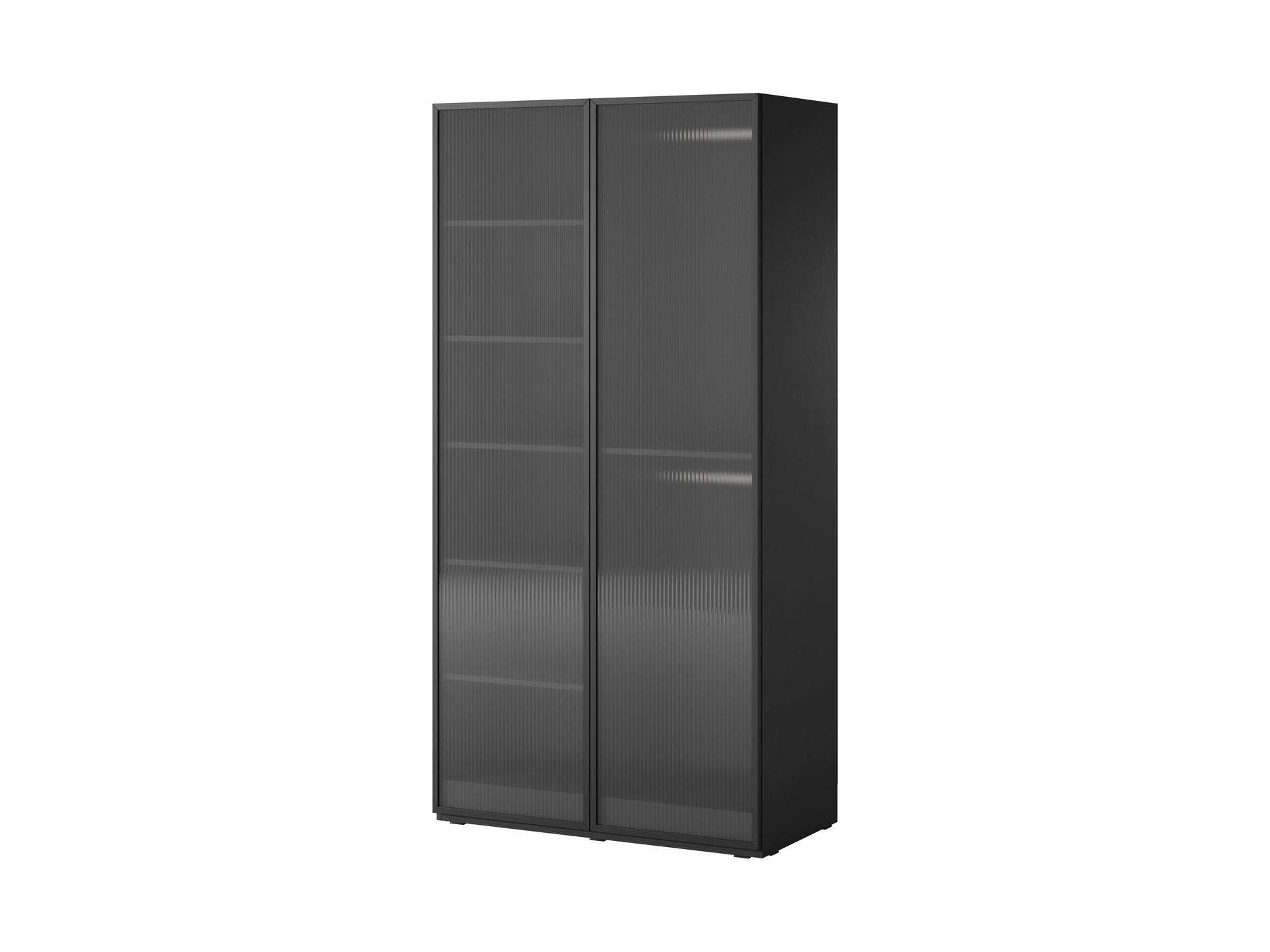 PI Sandbox Modular 2-Door Wardrobe – Flutes Black