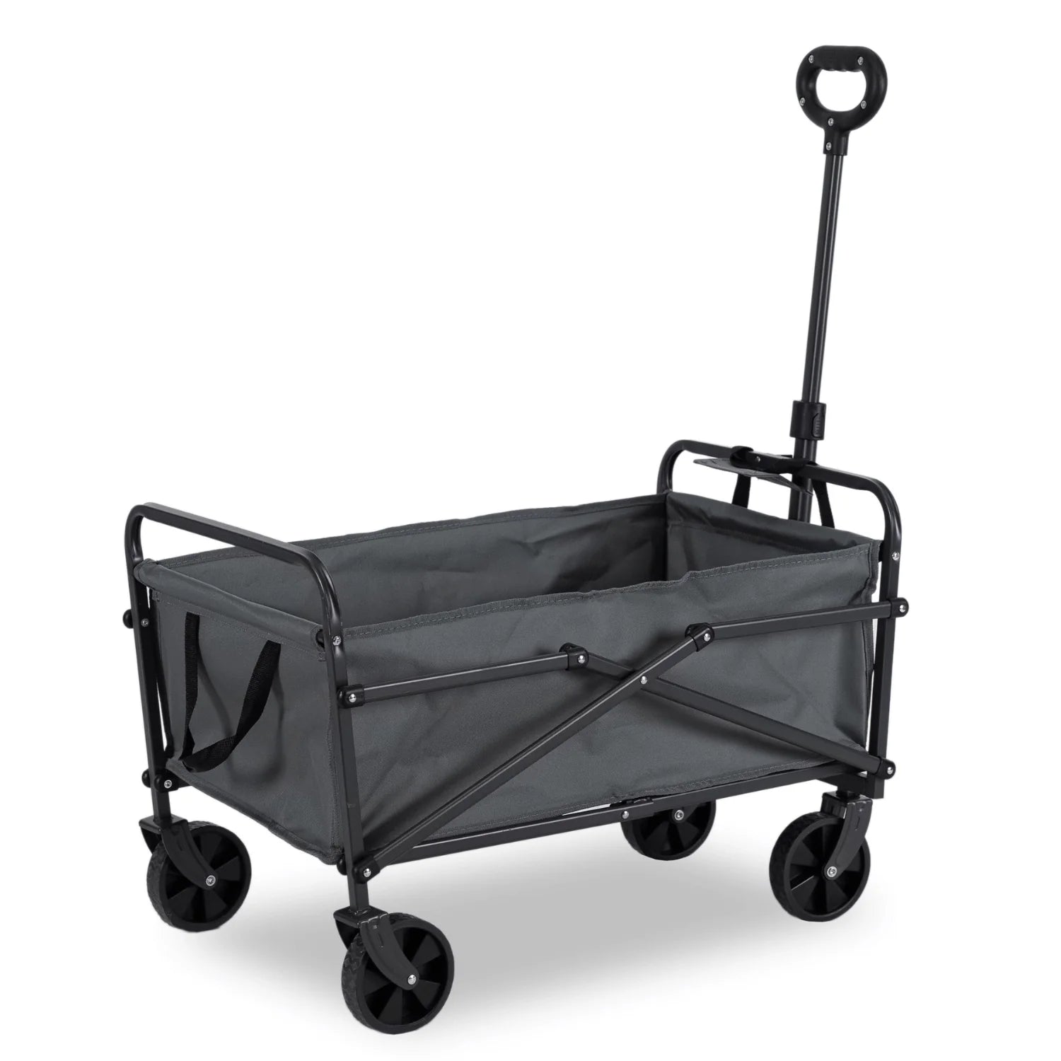 Elite GILBERT Folding Wagon Grey - Portable & Versatile Utility Cart