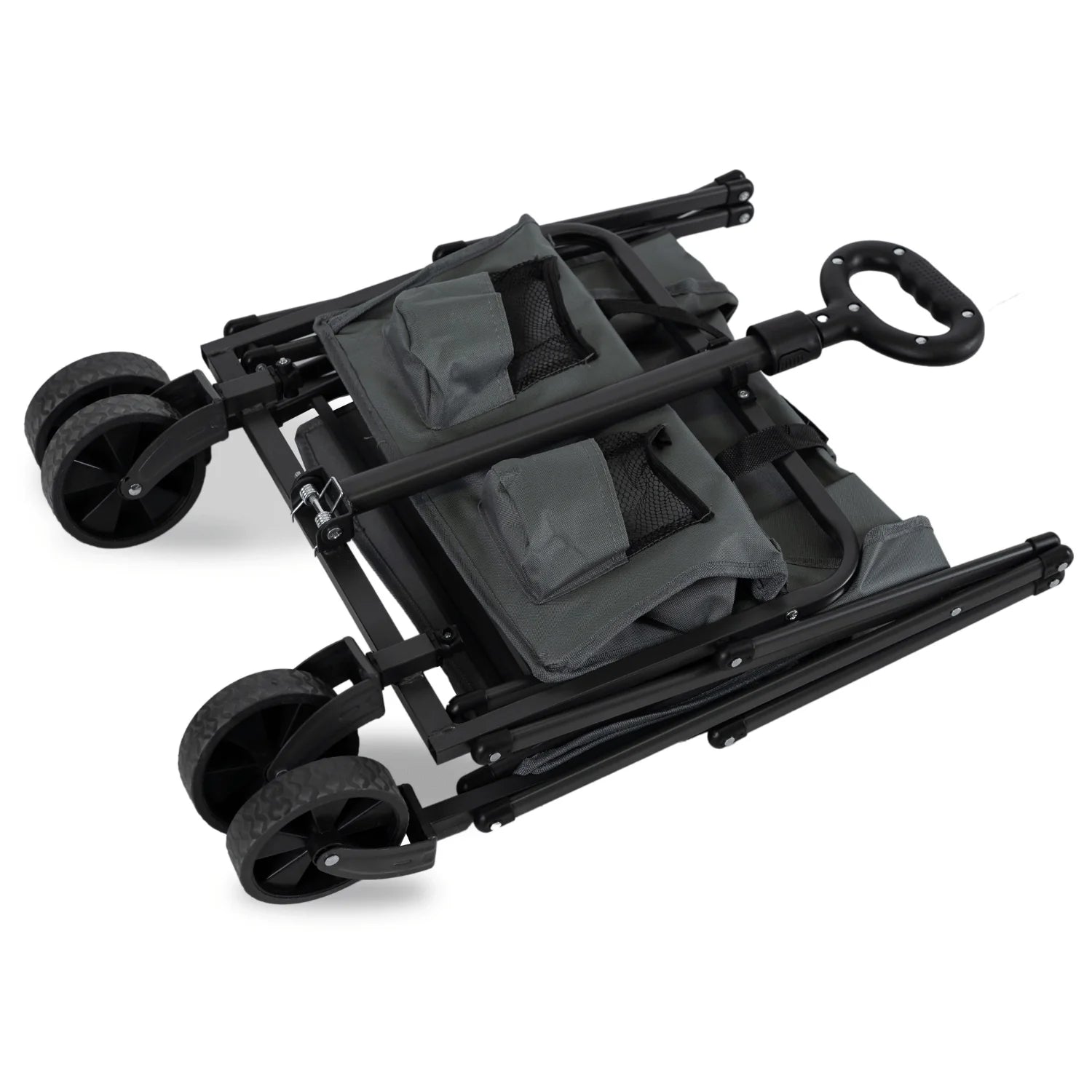 Elite GILBERT Faltbarer Wagen Grau - Tragbarer und vielseitiger Mehrzweckwagen