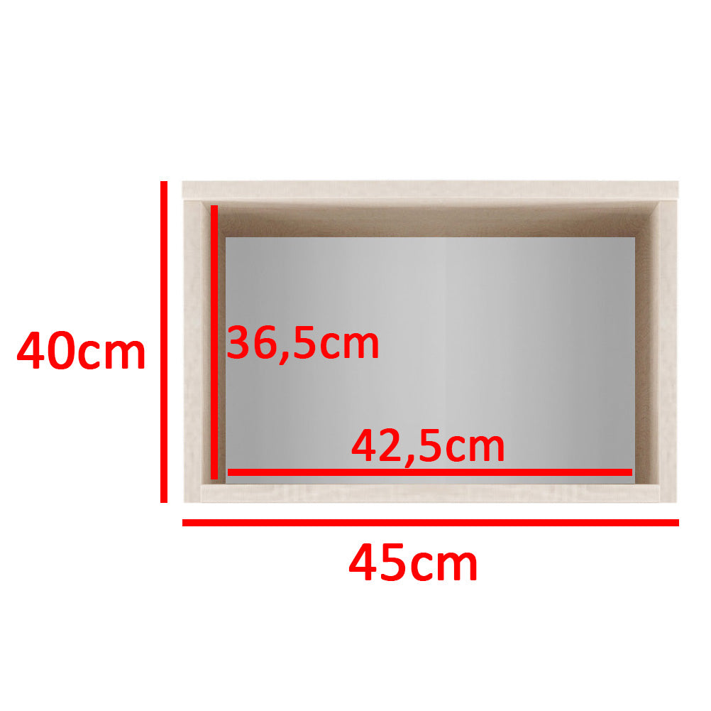 PK Emi 29 Flurschrank Sonoma Oak - Gepolsterte Paneele in verschiedenen Farben