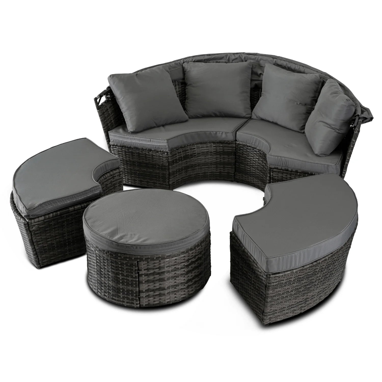 Elite CALIFORNIA Outdoor Island – Gray Technorattan