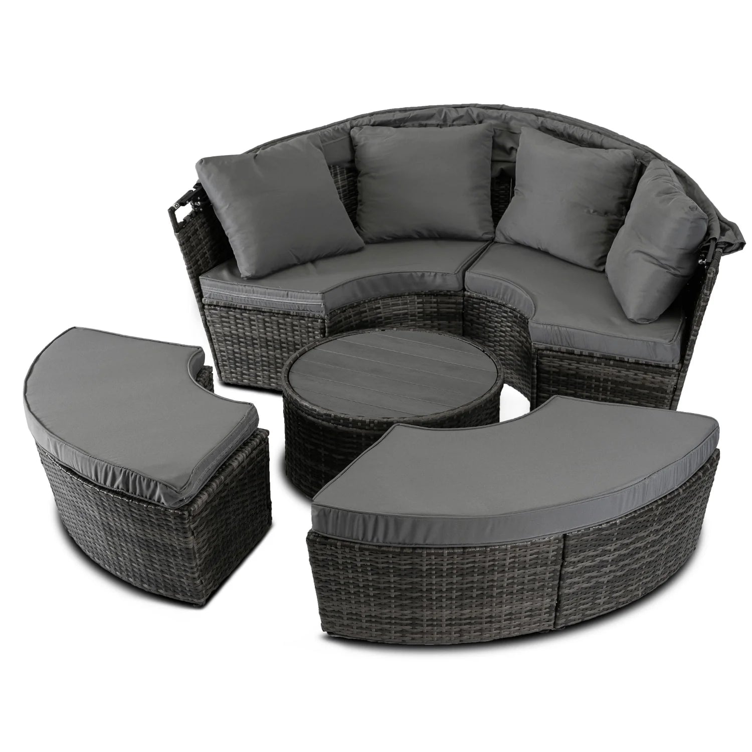 Elite CALIFORNIA Outdoor Island – Gray Technorattan