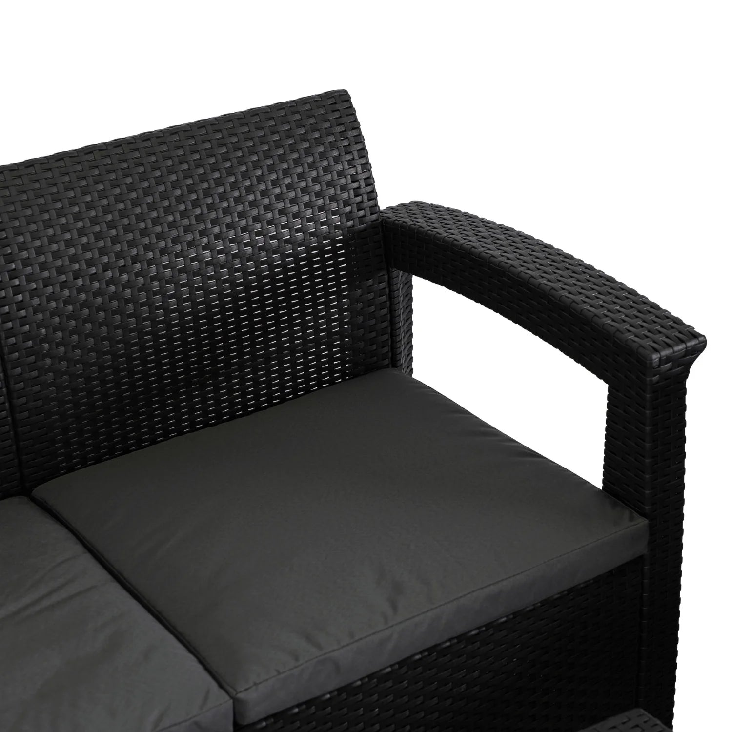 Elite COLUMBIA Outdoor Furniture Set – Black & Dark Gray