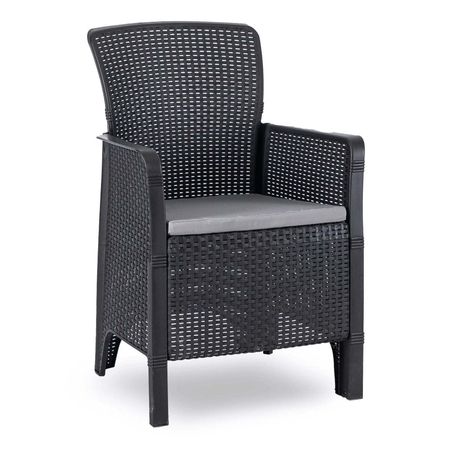 Elite FRENSO Gartenmöbel-Set Schwarz – Kompakte & Stilvolle Gartenlounge