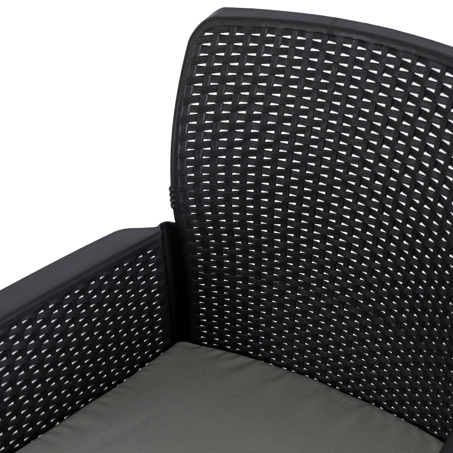 Elite FRENSO Gartenmöbel-Set Schwarz – Kompakte & Stilvolle Gartenlounge