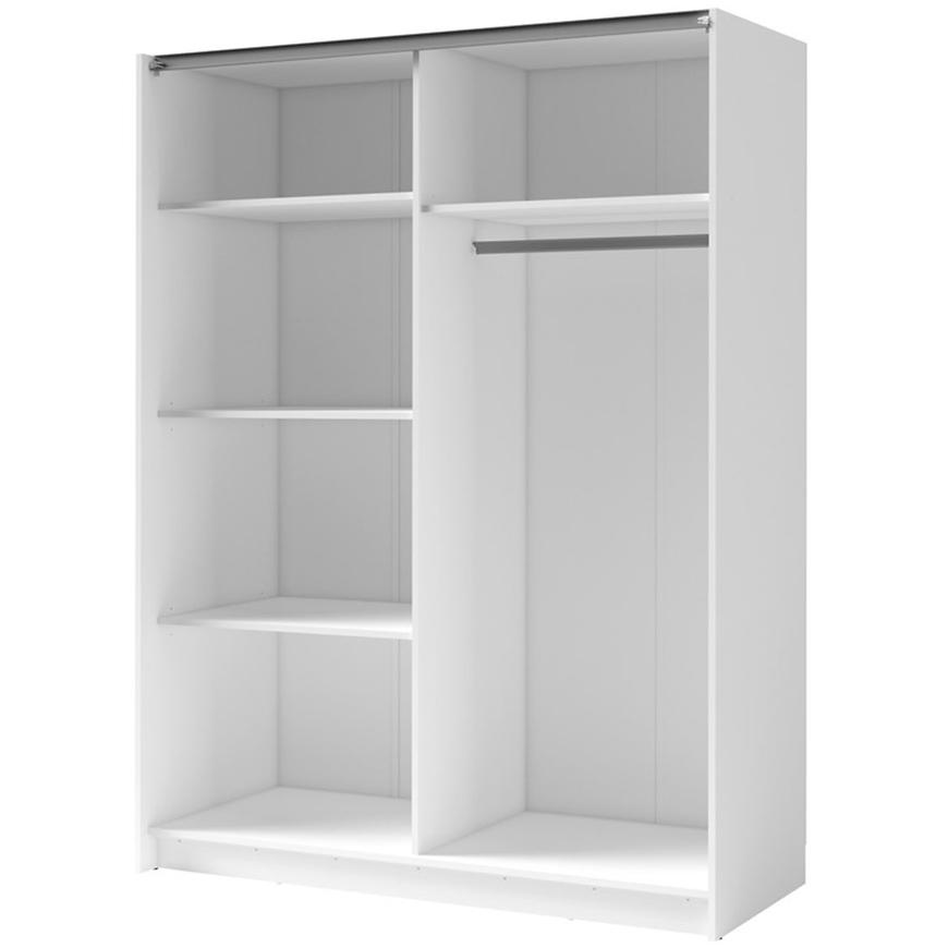 MO Gozo II 10 Sliding Wardrobe 150 cm – White