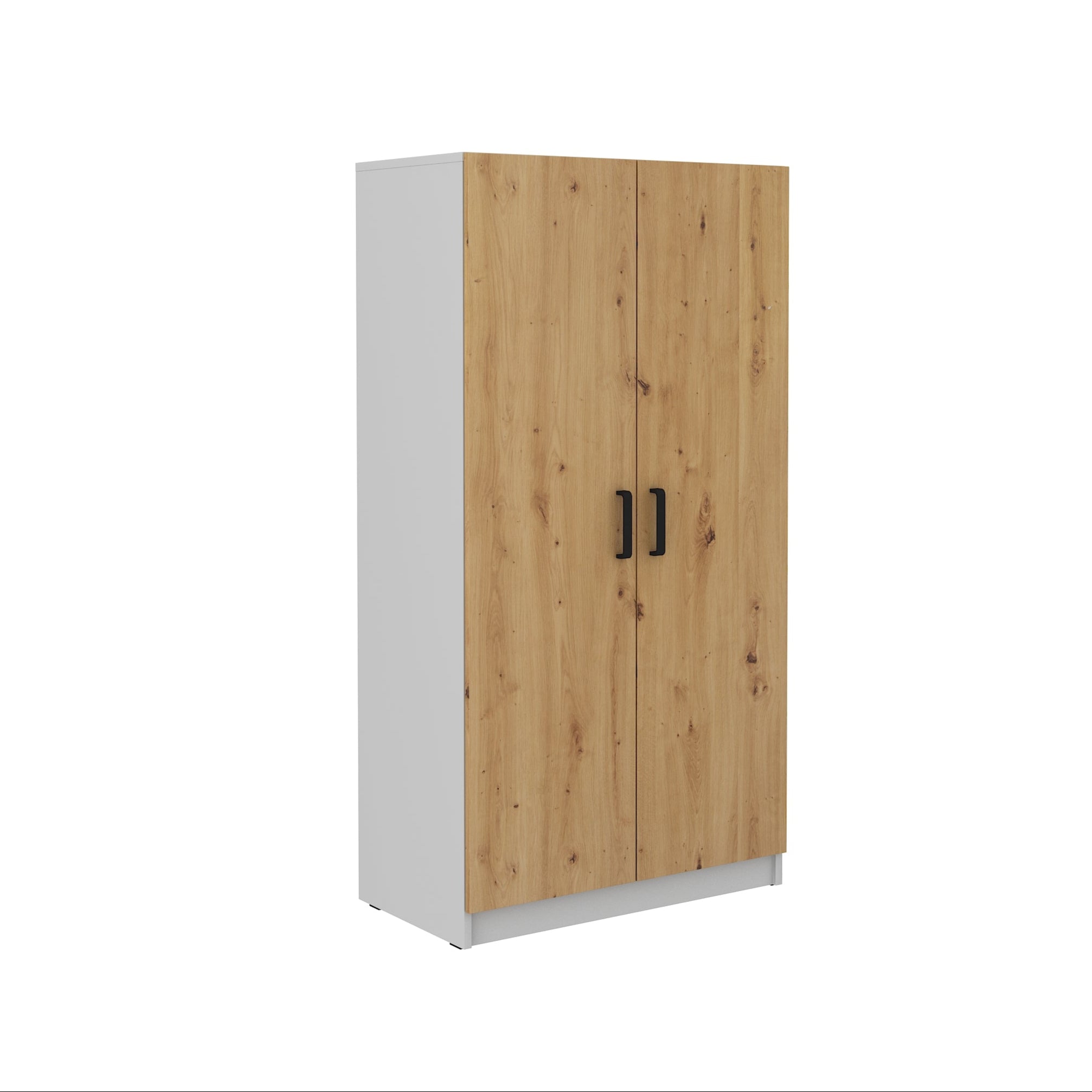 LE Malta 107 2F Wardrobe in Artisan Oak & Light Grey