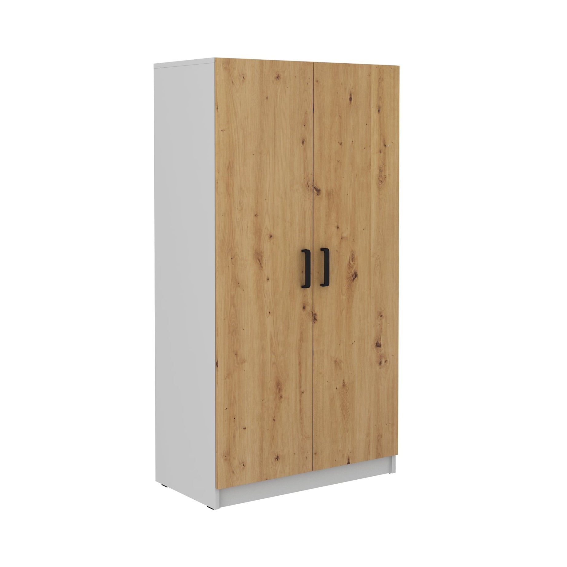 LE Malta 108 2F Wardrobe in Artisan Oak & Light Grey