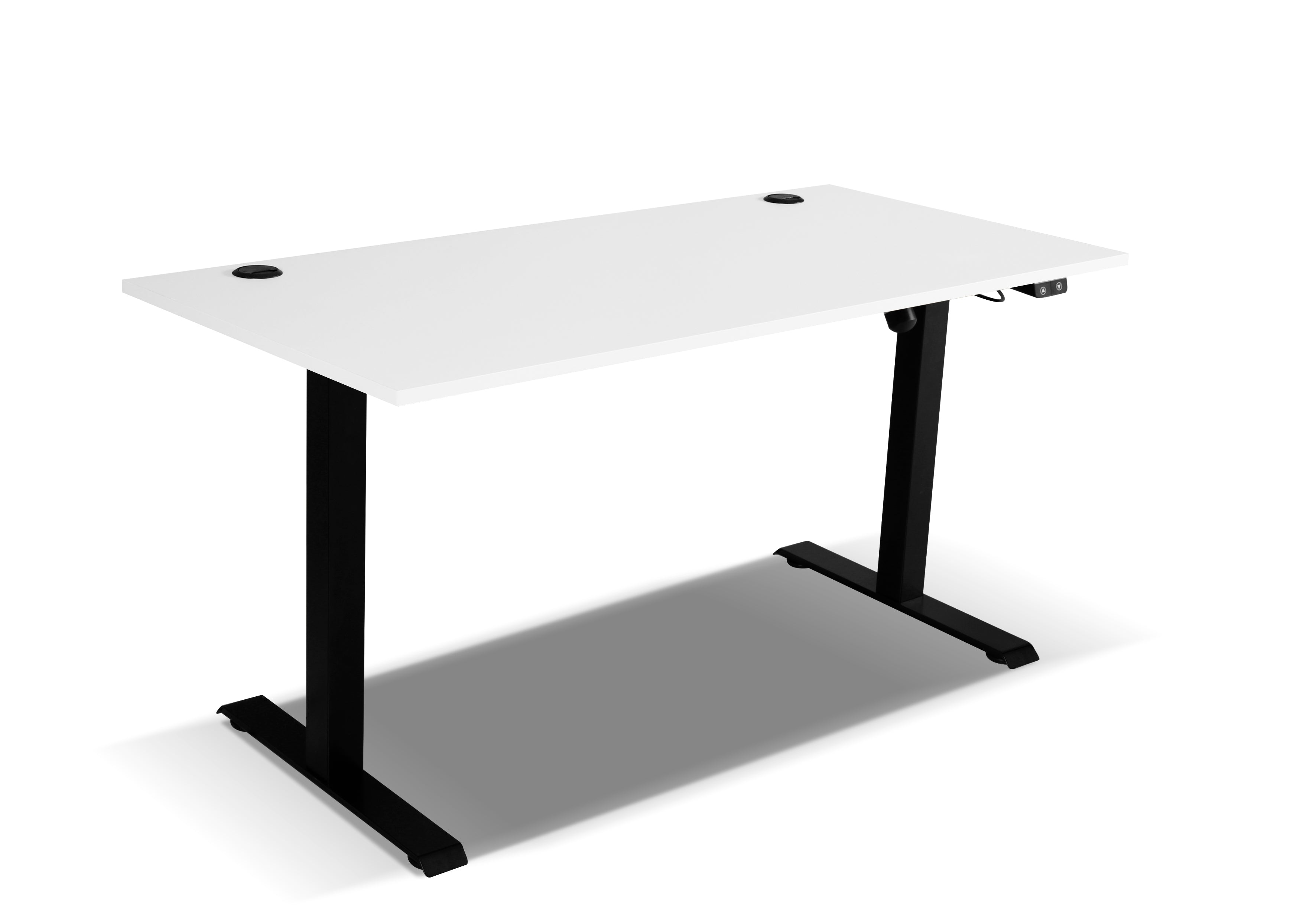 LE Malta 151 Electric Height Adjustable Desk in Light Grey