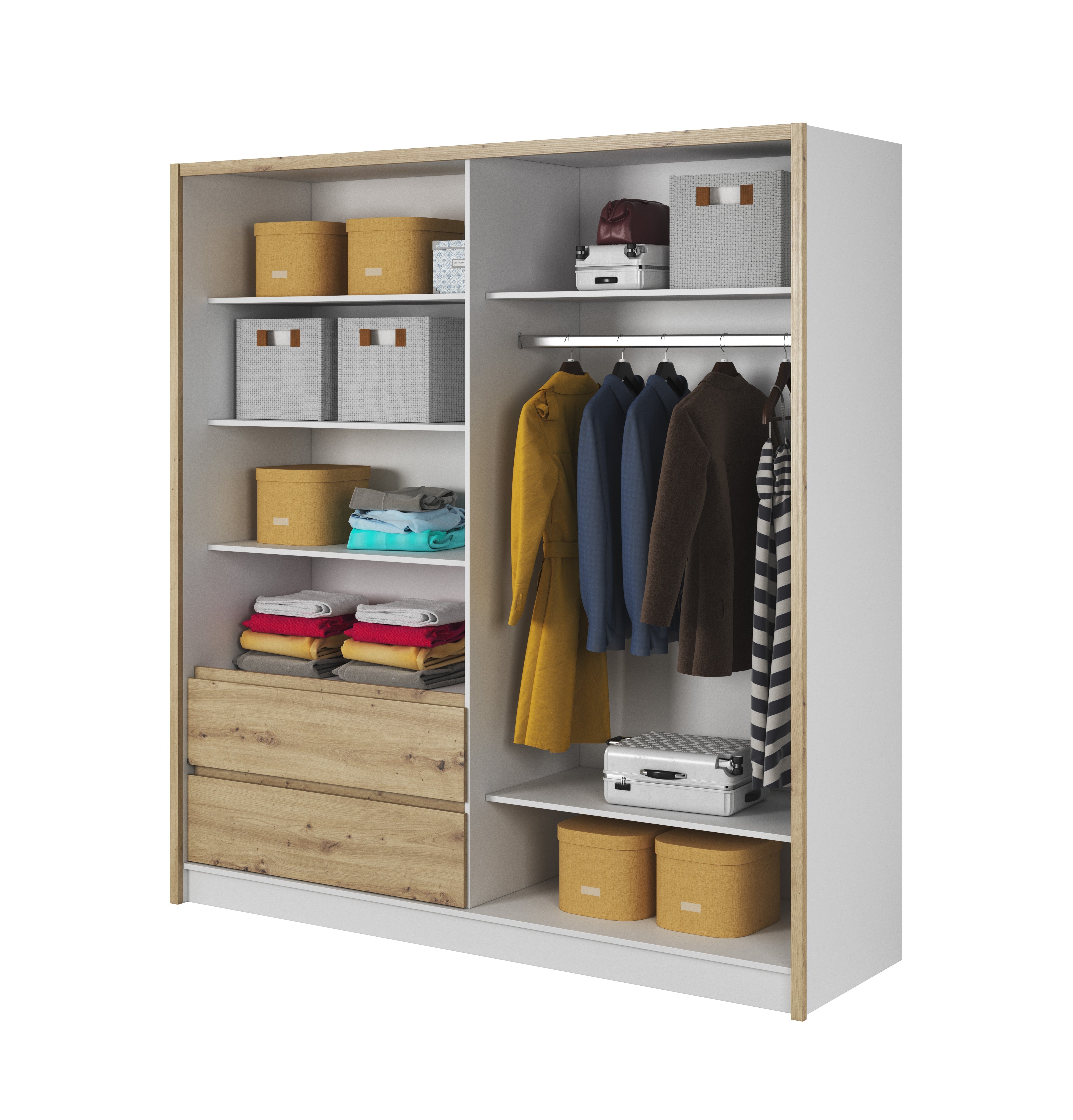 Wardrobe Sara Artisan White