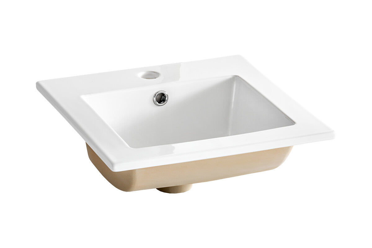 Aruba Wall-Hung Vanity Unit 40cm – Cosmos Grey / Craft Oak | Build Your Bathroom Set