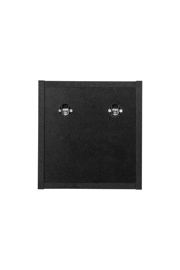 Nova Black Qubik Wandregal offen – Schwarz Matt, 27 cm