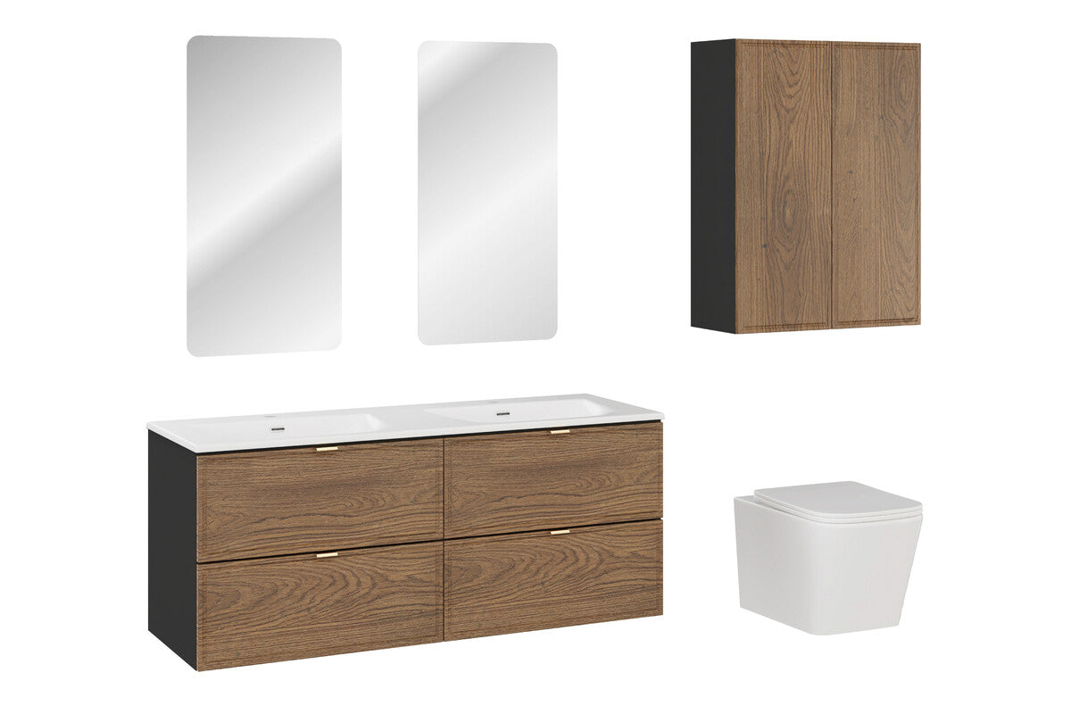 Diana – Frameless LED Bathroom Mirror, 40 × 80 cm