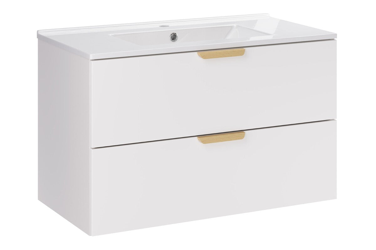 Aster White Vanity Unit 80 cm – Configure Your Bathroom