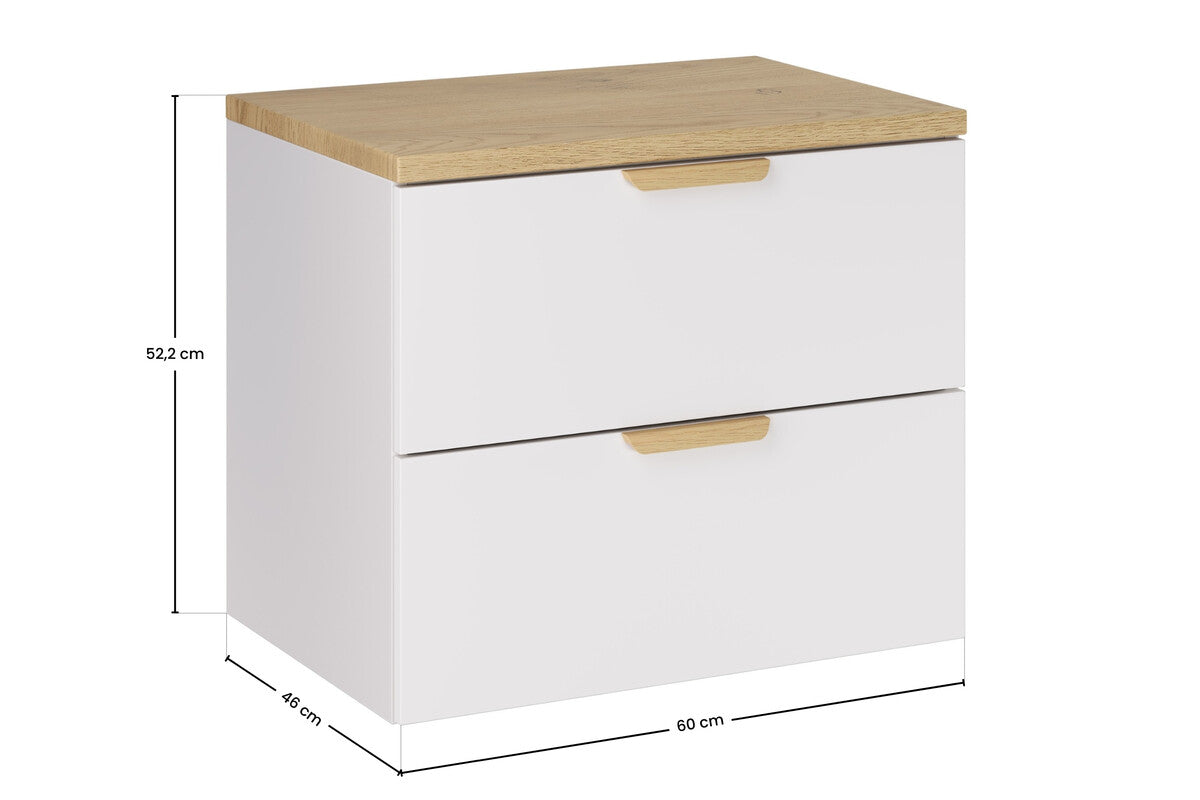 Aster White Vanity Unit 60 cm – Configure Your Bathroom