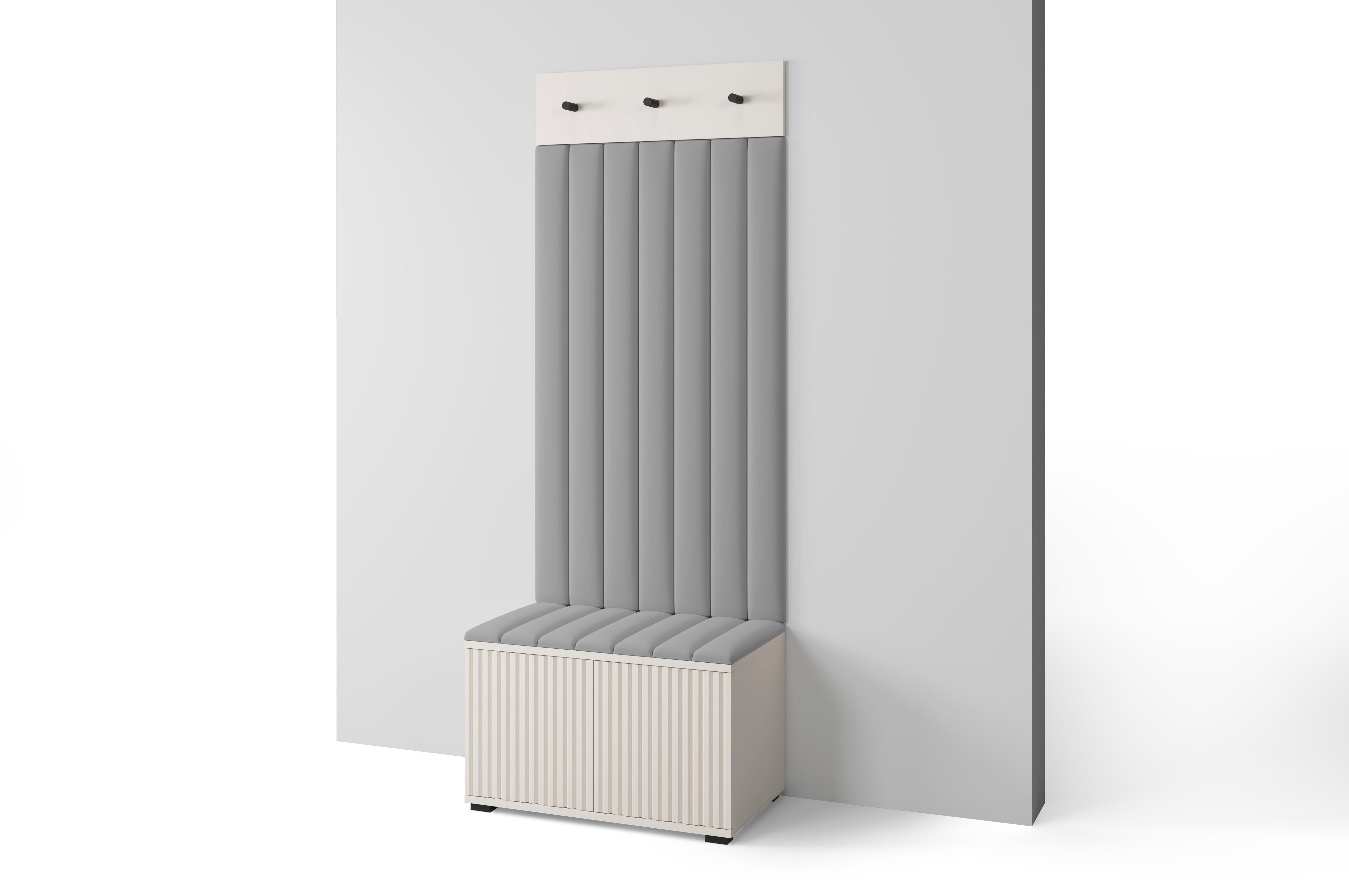 PK Rayo 6 Hallway Wardrobe - Upholstered Panels in Various Colours