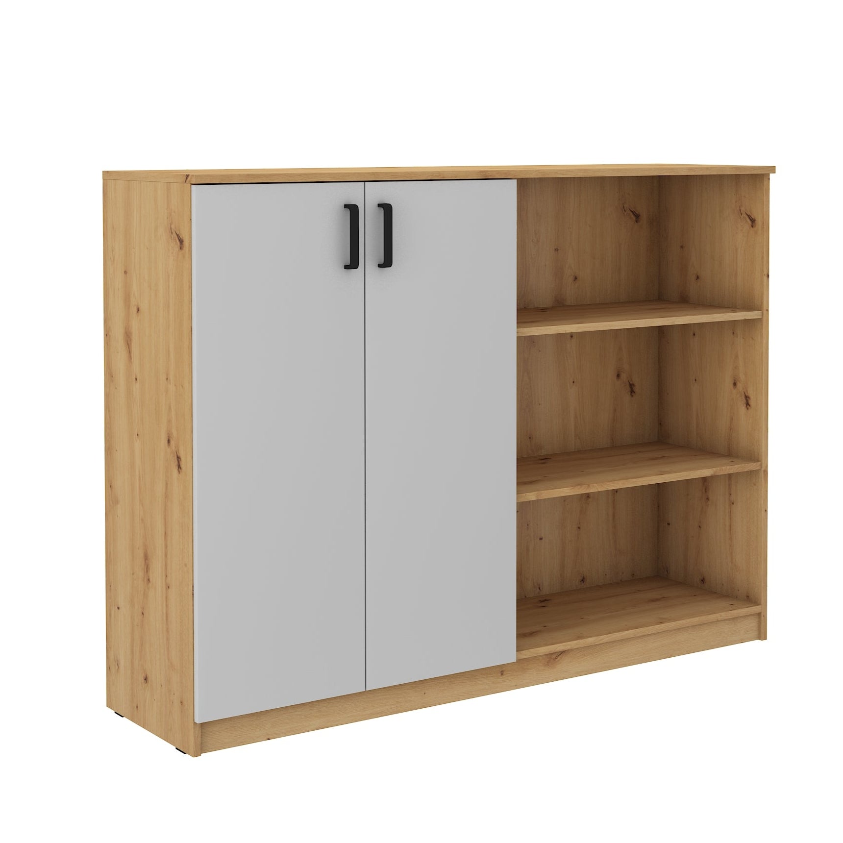 LE Malta 850 2F Sideboard in Hellgrau &amp; Artisan-Eiche